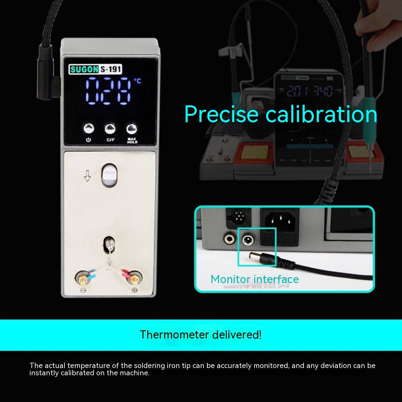 Thermostatic Digital Display Soldering Iron Soldering Station 2-in-1